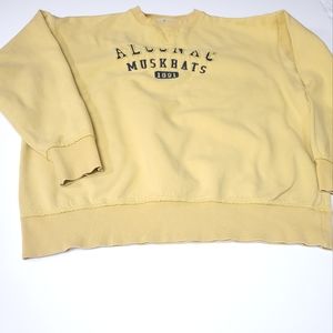 Artisian Mustard Algonac Mustrats Mustard Sweatshirt